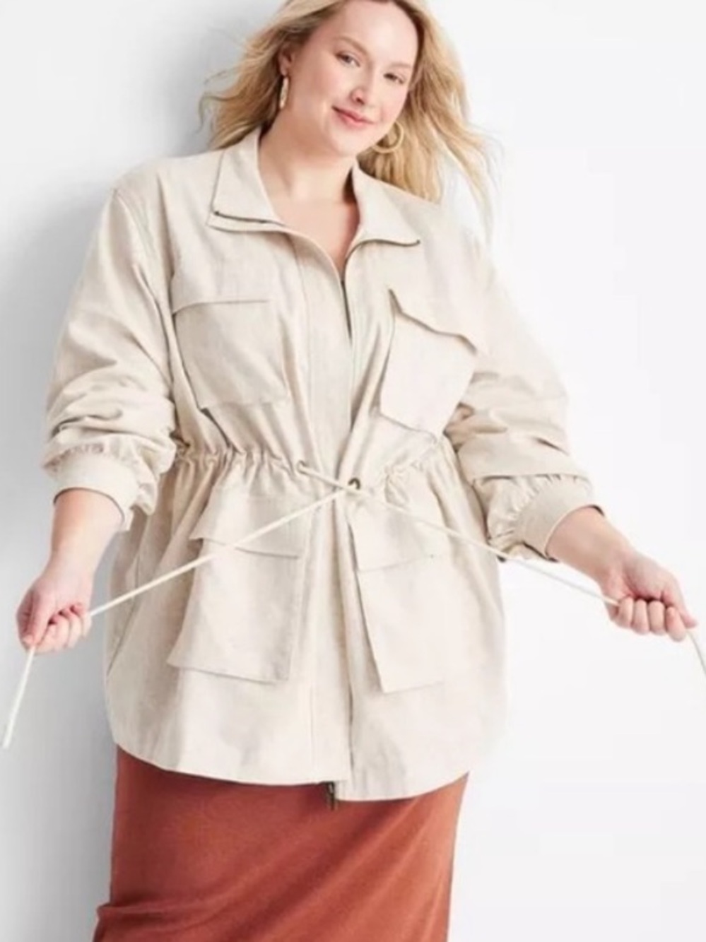 Future Collective Jenny K. Lopez linen jacket 4X